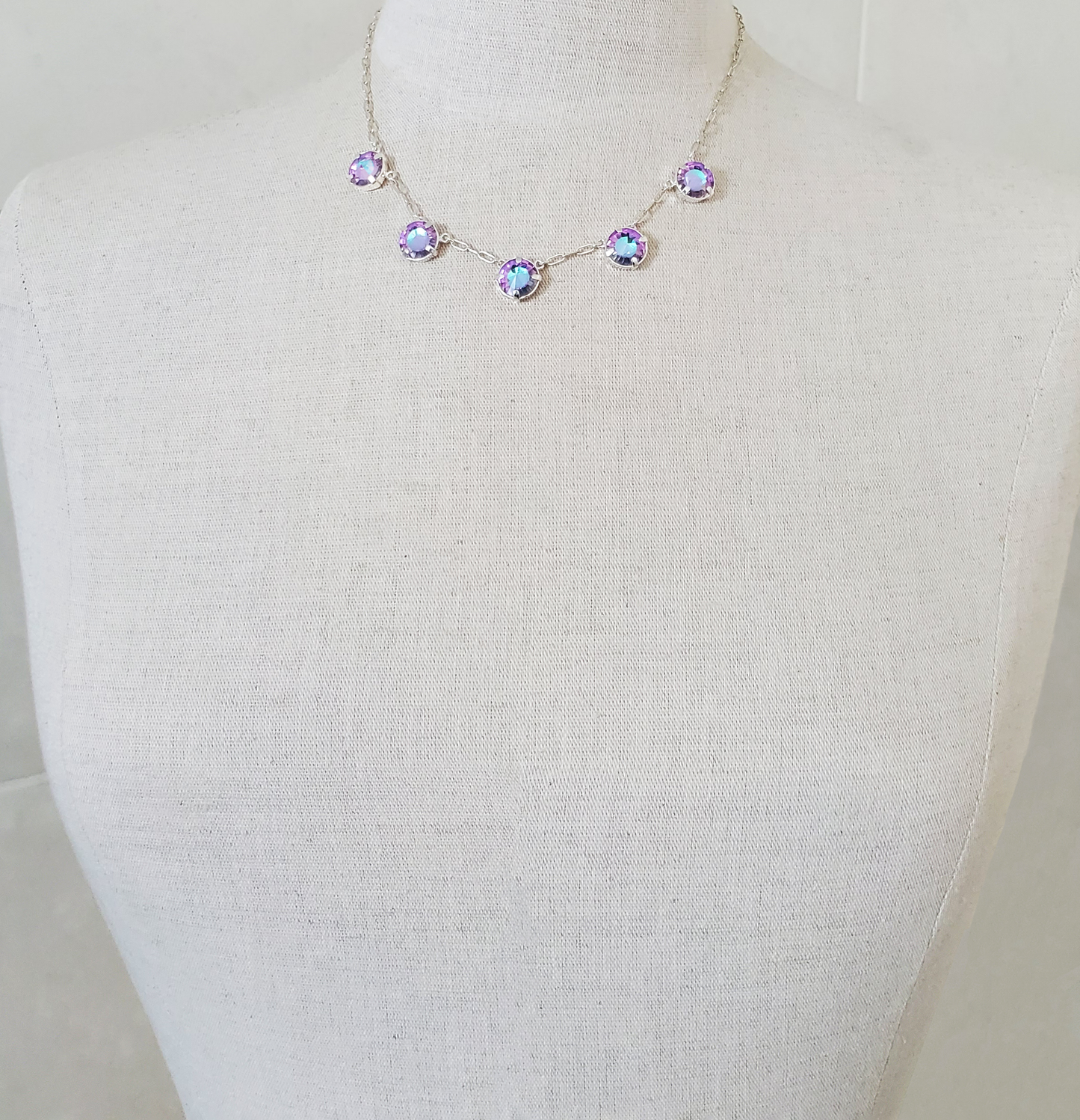 Wisteria Crystal Necklace
